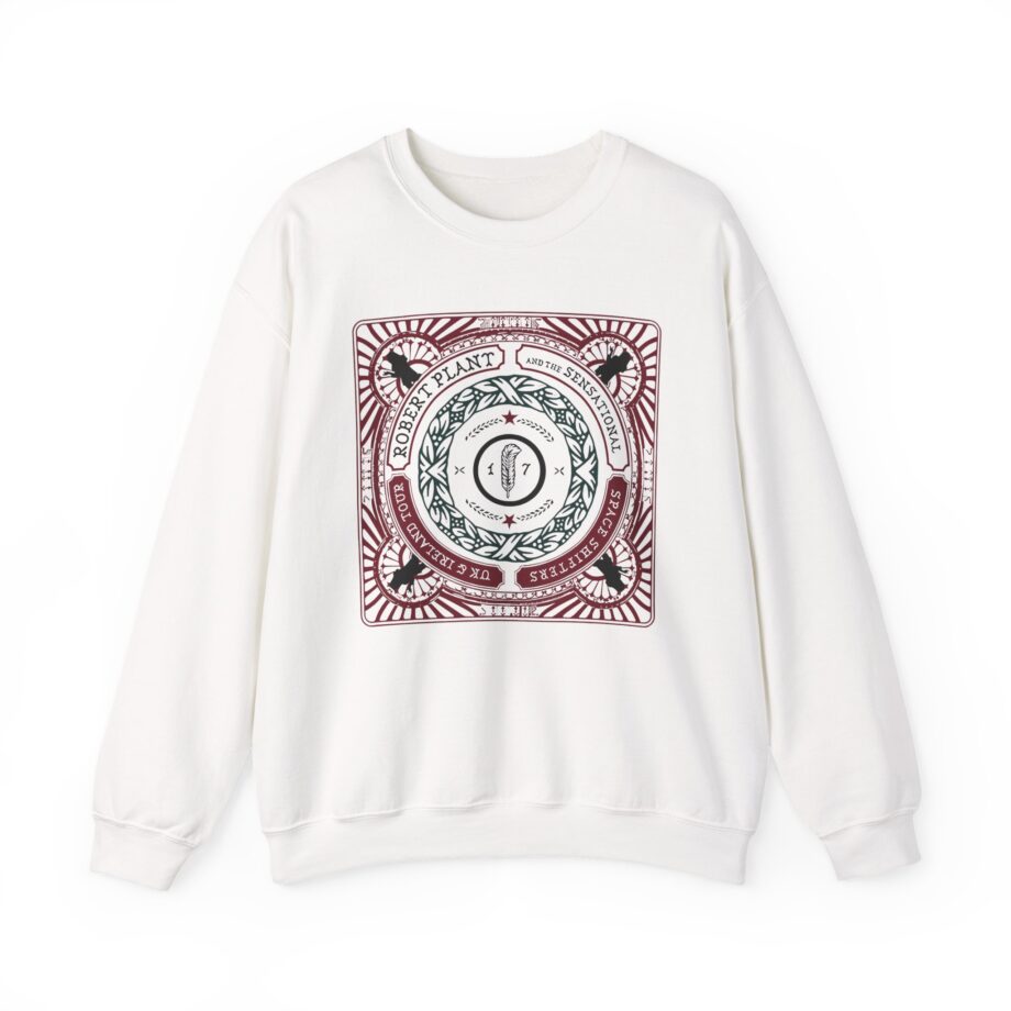 Robert Plant Retrographic Unisex Heavy Blend™ Crewneck Sweatshirt