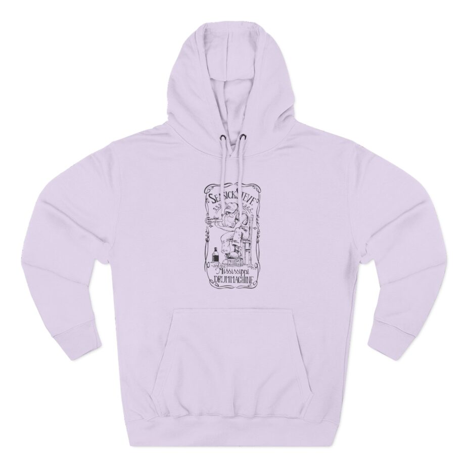 Seasick Steve Mississippi Drum Machine Three-Panel Fleece Hoodie
