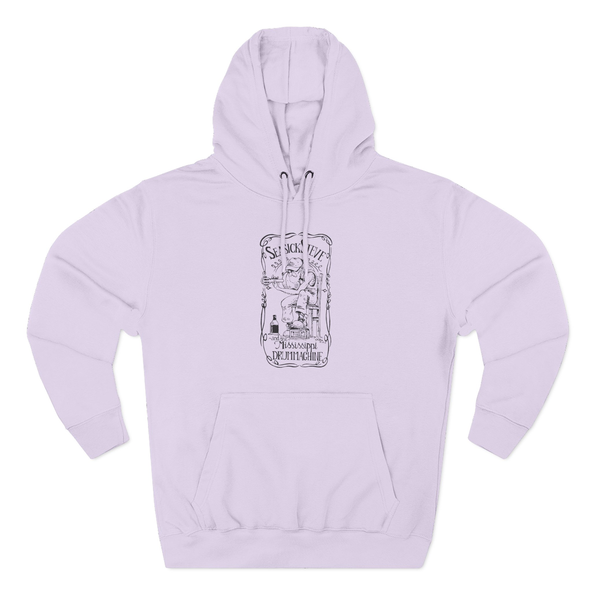 Seasick Steve Mississippi Drum Machine Three-Panel Fleece Hoodie