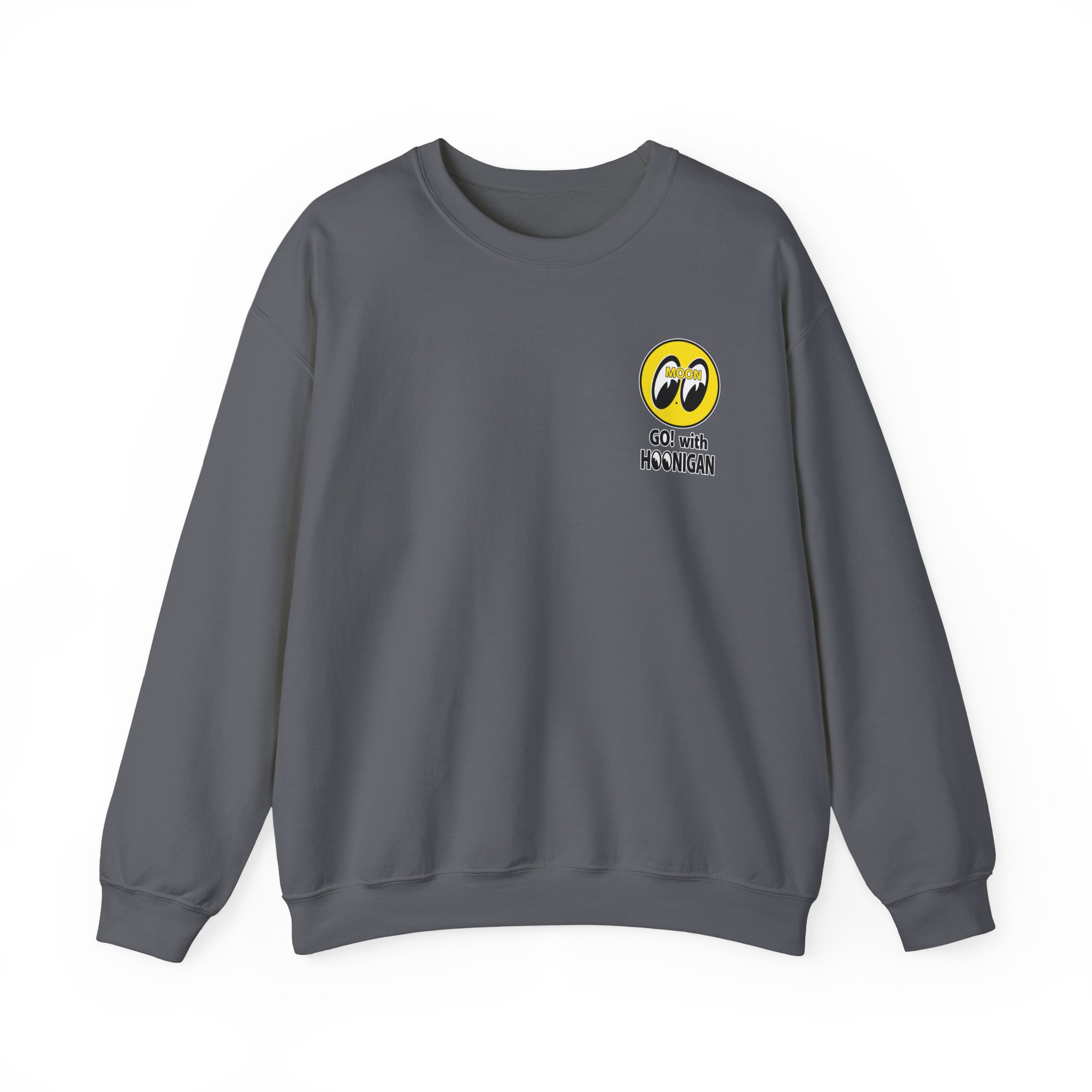 Ken Block Hoonigan X Mooneyes Go With Hoon Unisex Heavy Blendâ„¢ Crewneck Sweatshirt