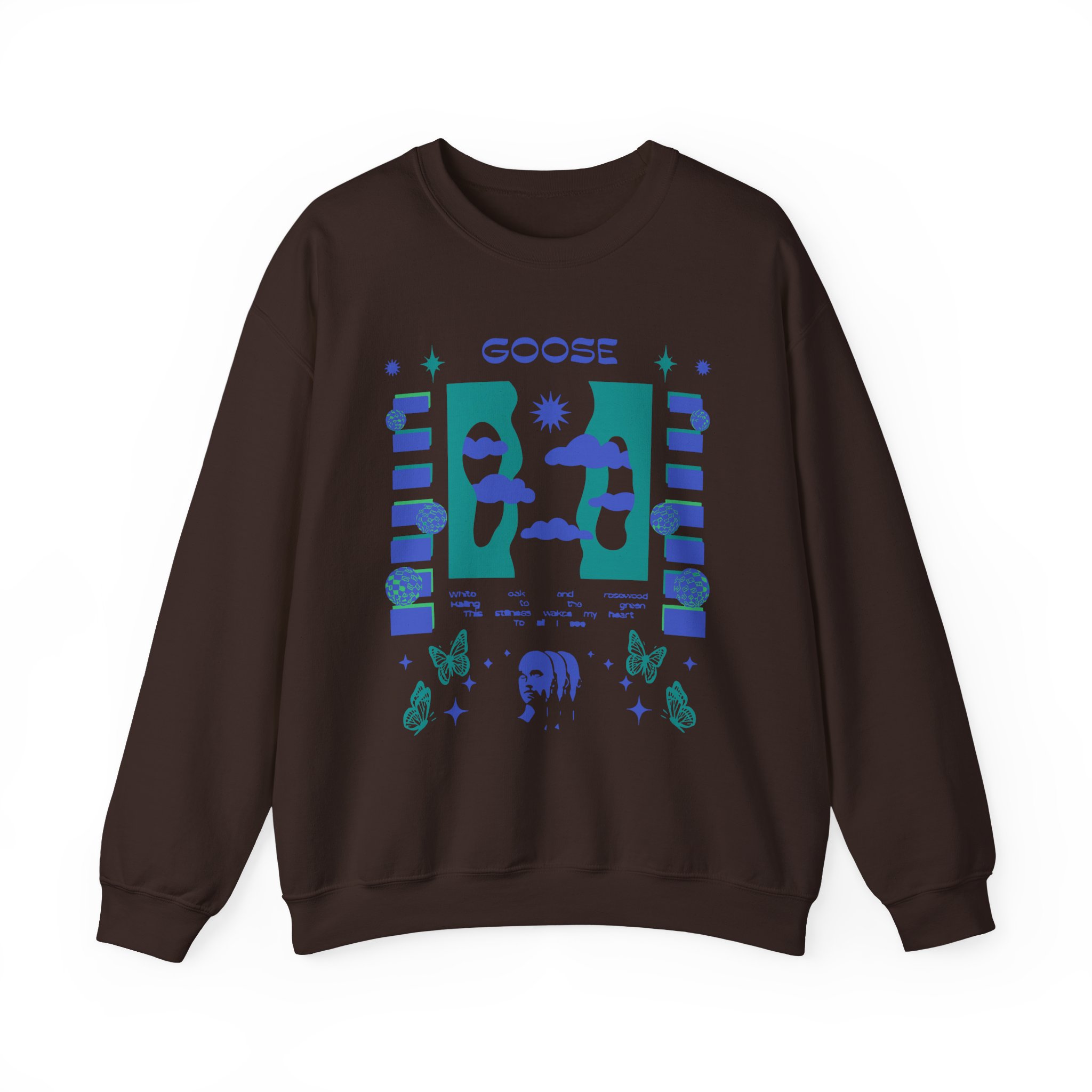 Goose Rosewood Unisex Heavy Blendâ„¢ Crewneck Sweatshirt