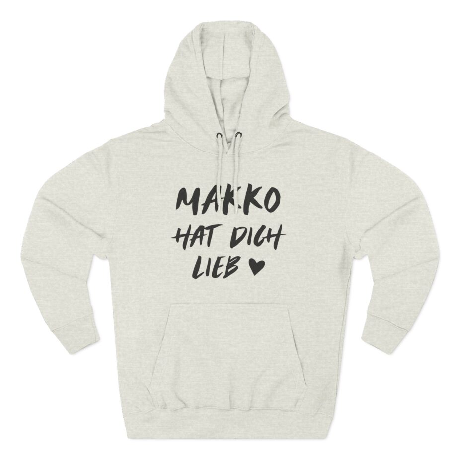 Makko Three-Panel Fleece Hoodie