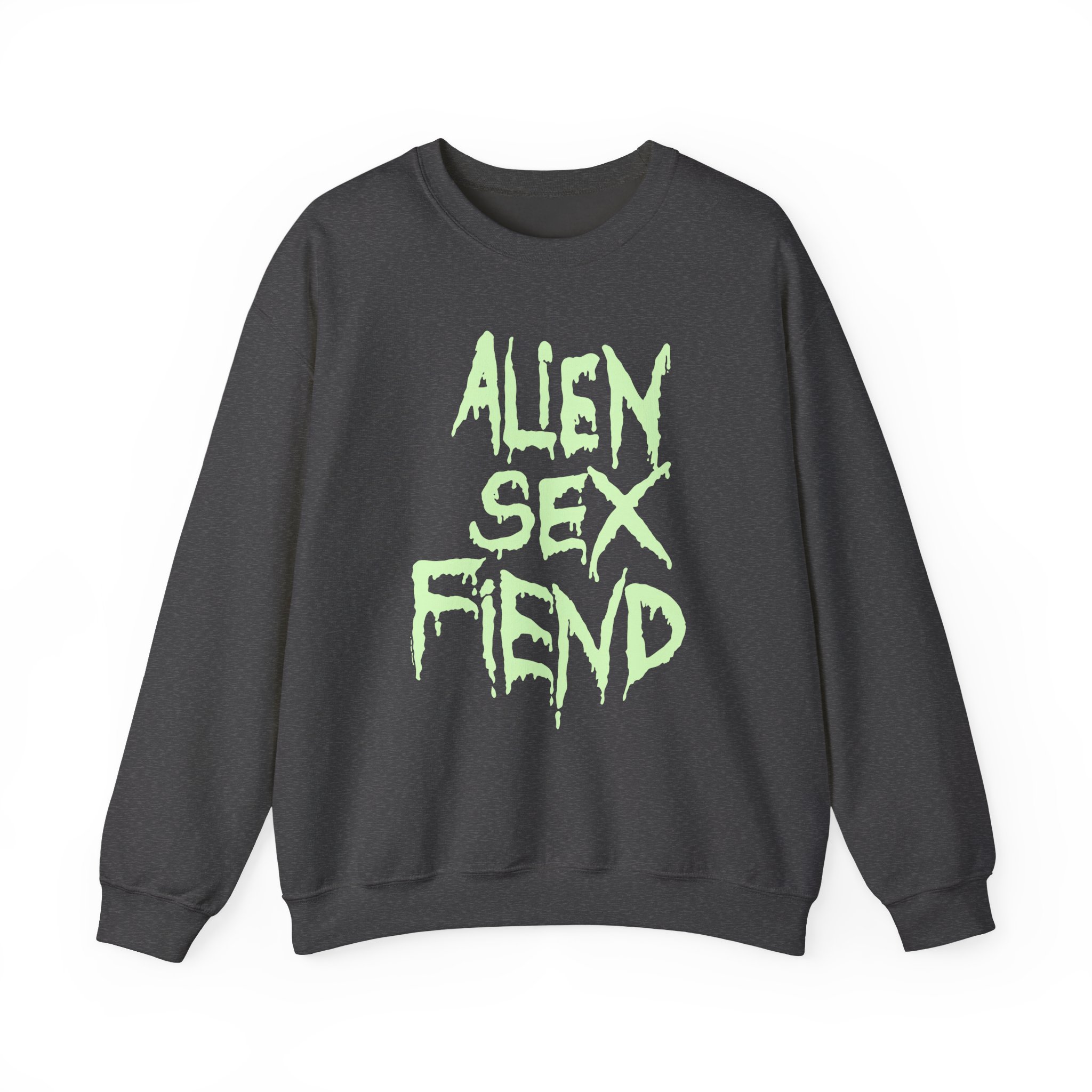 Alien Sex Fiend Glow in the Dark Unisex Heavy Blendâ„¢ Crewneck Sweatshirt