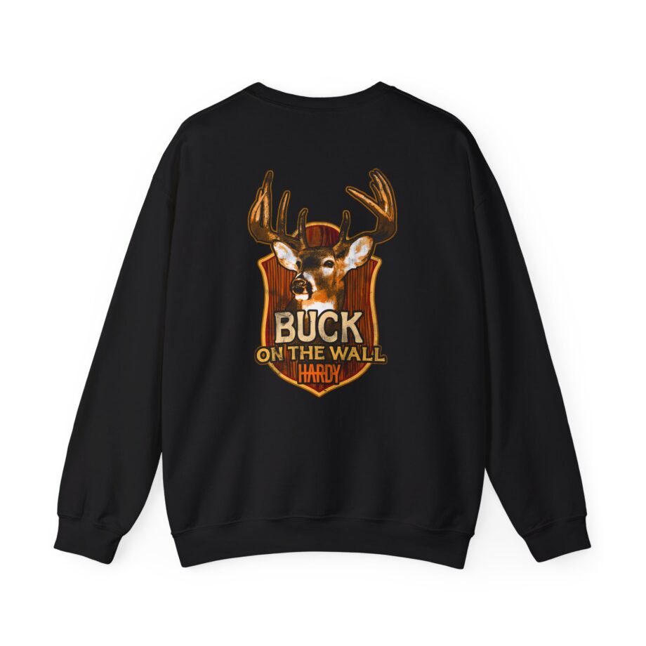 Hardy Buck on the Wall Unisex Heavy Blend™ Crewneck Sweatshirt