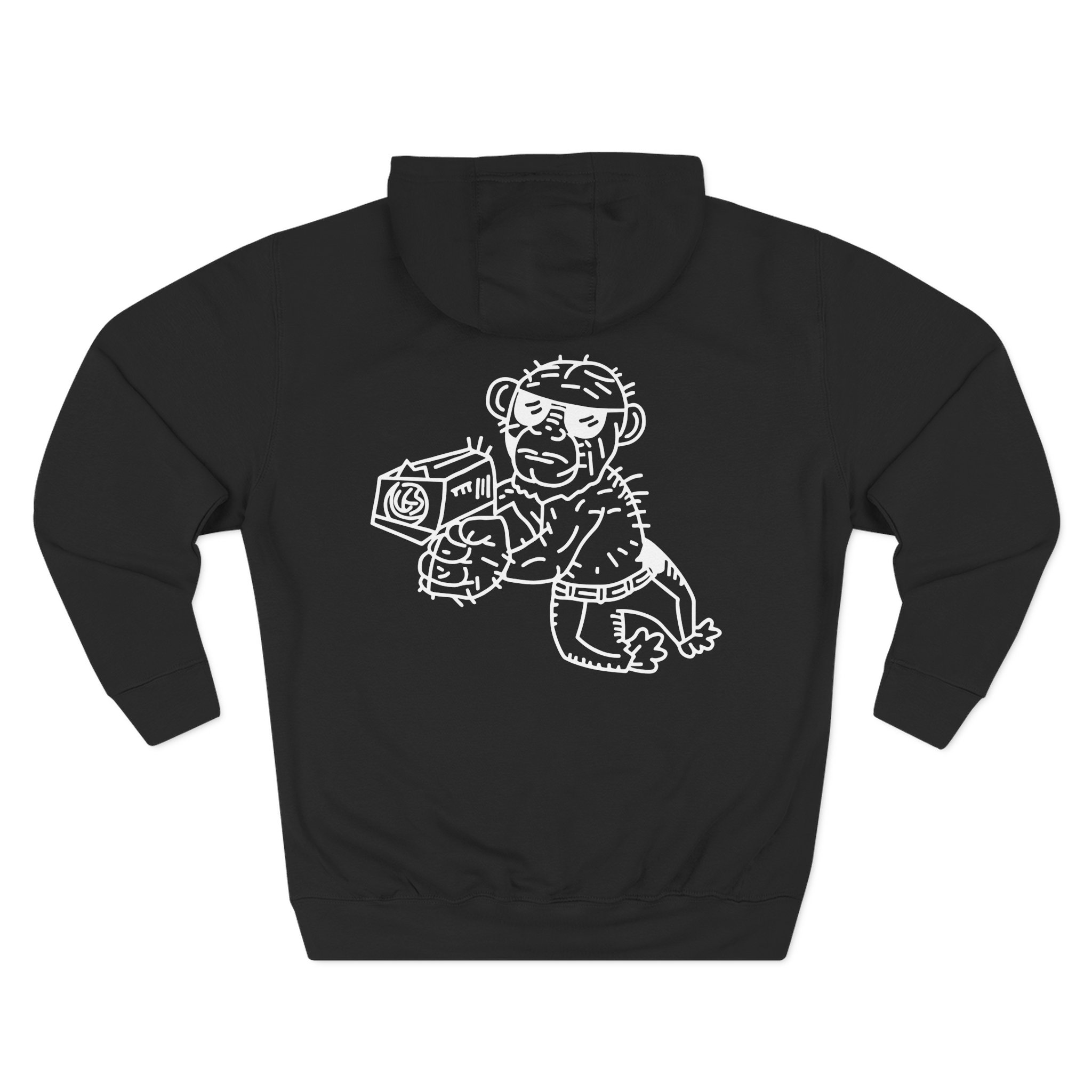 Spoonkid Detective Monke Three-Panel Fleece Hoodie