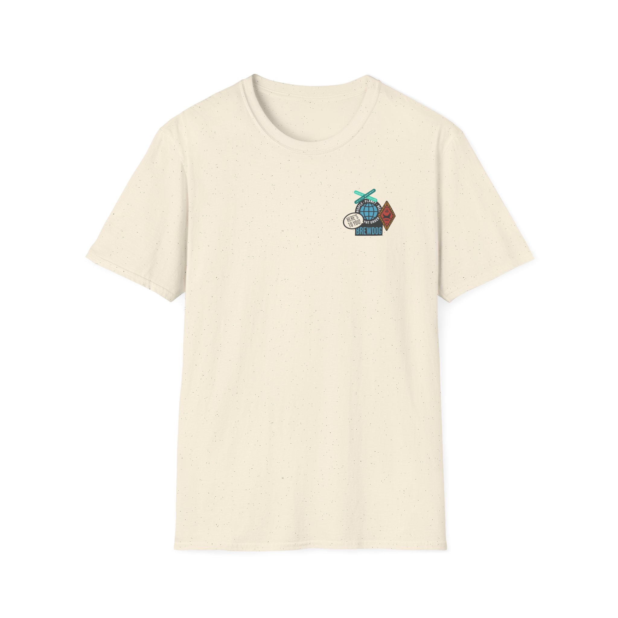 Brewdog Punk Sticker Unisex Softstyle T-Shirt