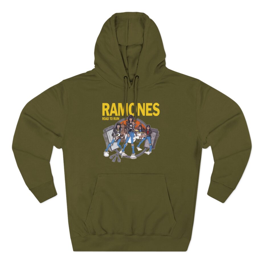 Ramones Ramones I Wanna Be Sedated Three-Panel Fleece Hoodie