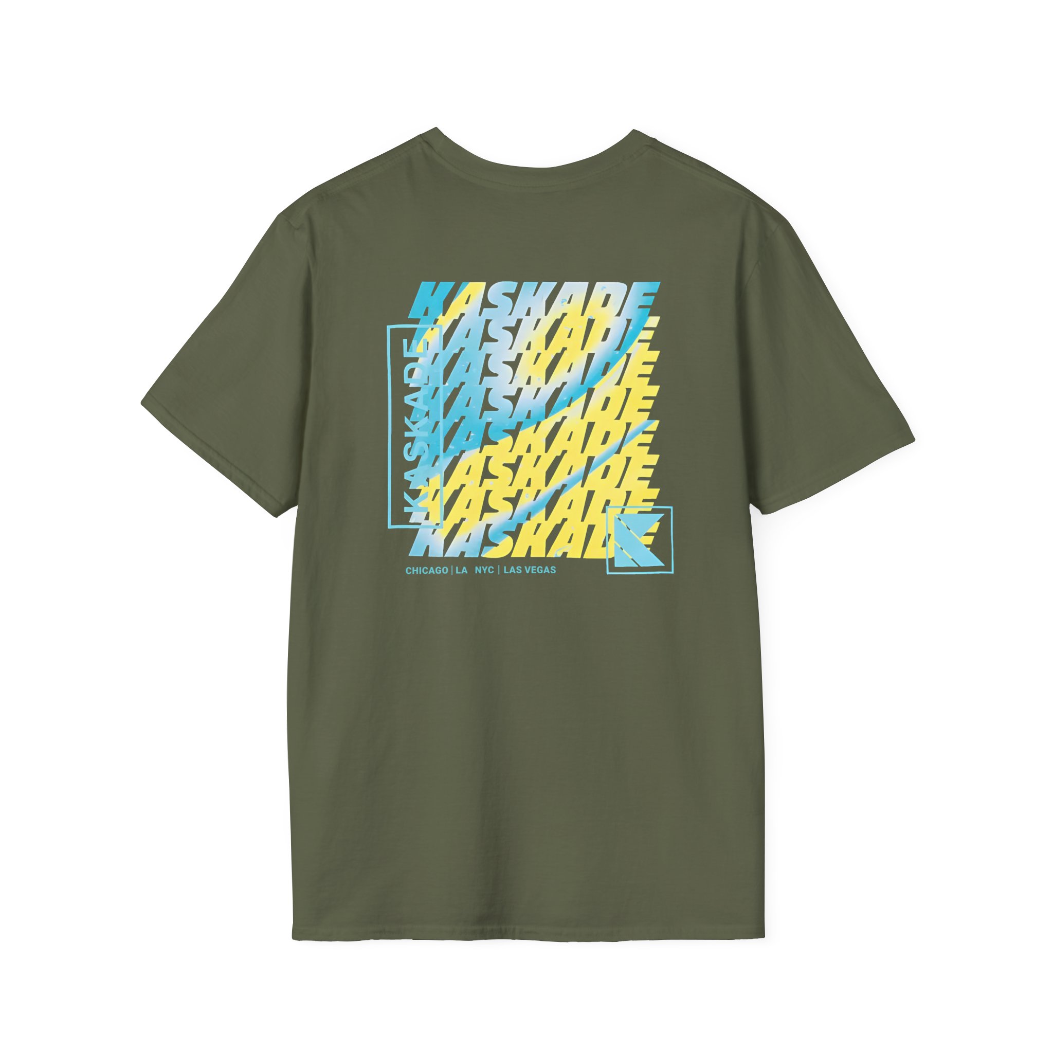 Kaskade Sky Blue Cities Unisex Softstyle T-Shirt