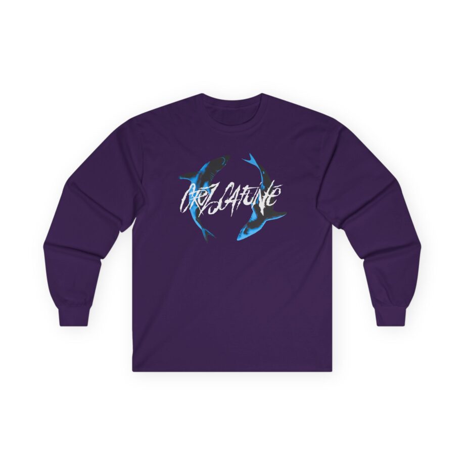 Cruz Cafune Double Shark Unisex Ultra Cotton Long Sleeve Tee