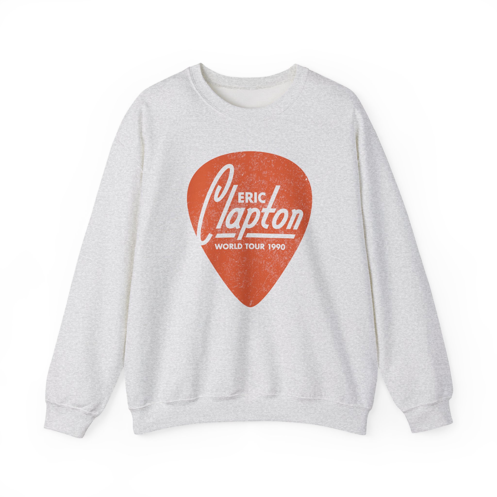 Eric Clapton Guitar Pick Unisex Heavy Blendâ„¢ Crewneck Sweatshirt
