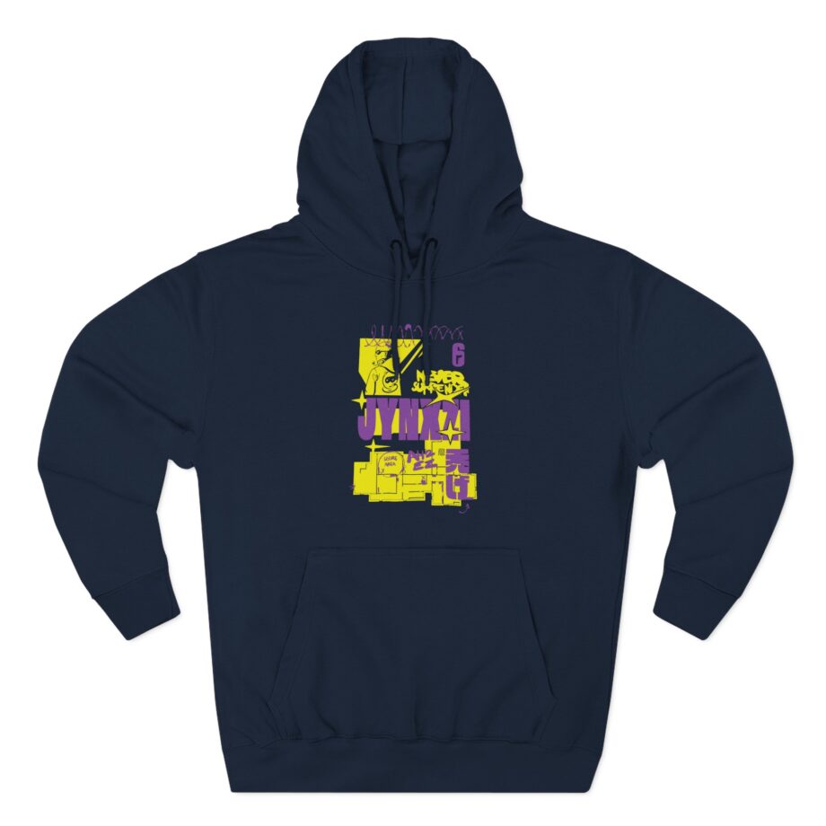 Jynxzi Three-Panel Fleece Hoodie