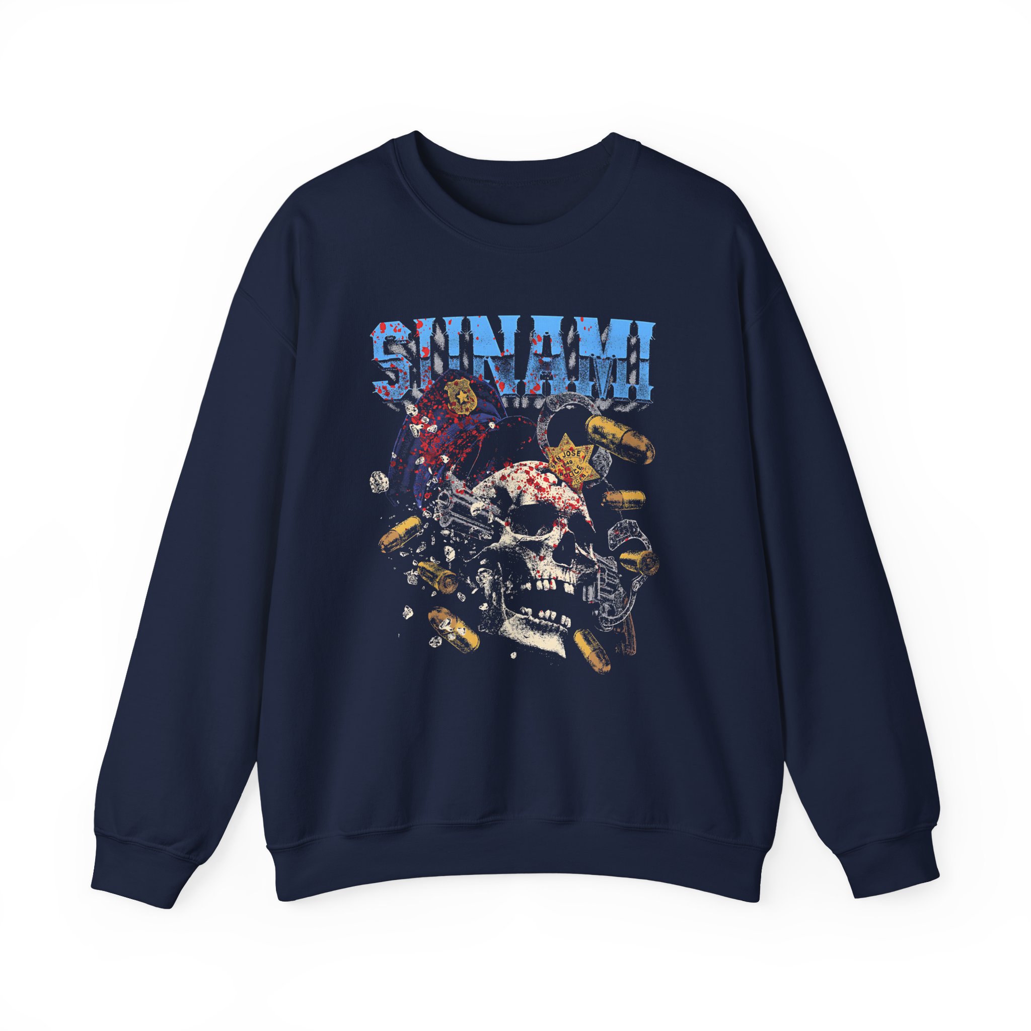 Sunami Skull Unisex Heavy Blendâ„¢ Crewneck Sweatshirt