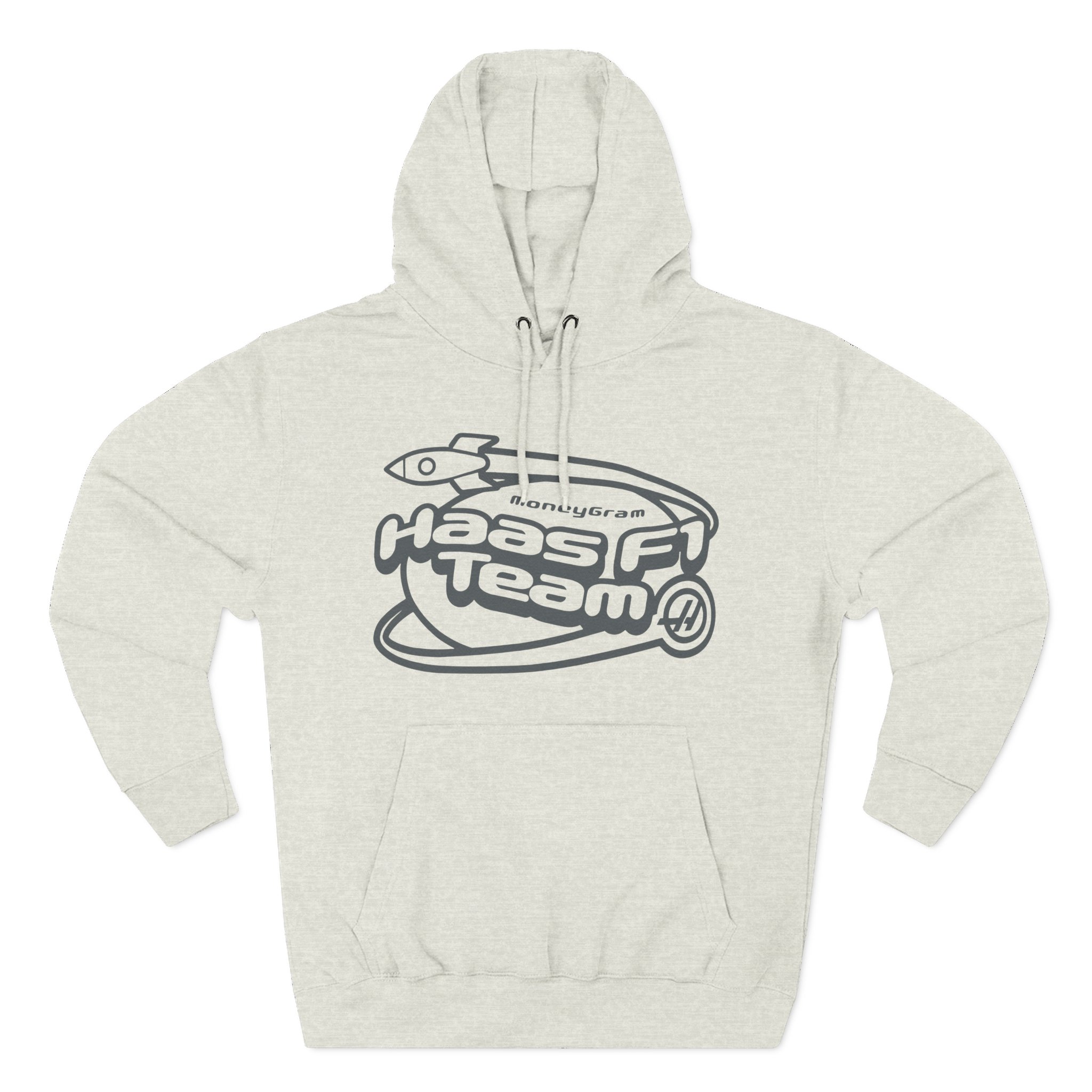 Haas F1 Team Rocketship Three-Panel Fleece Hoodie