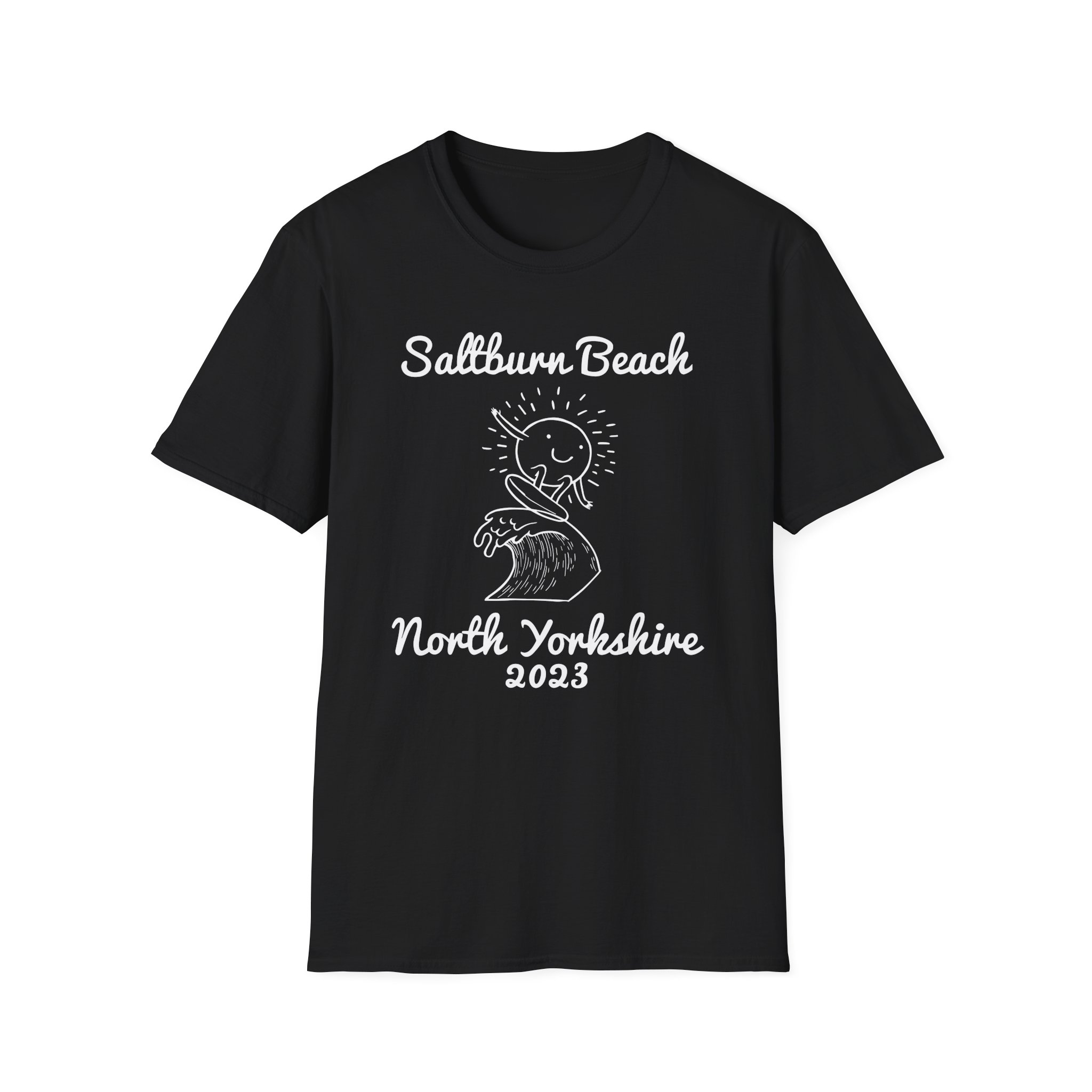 Saltburn Beach Unisex Softstyle T-Shirt