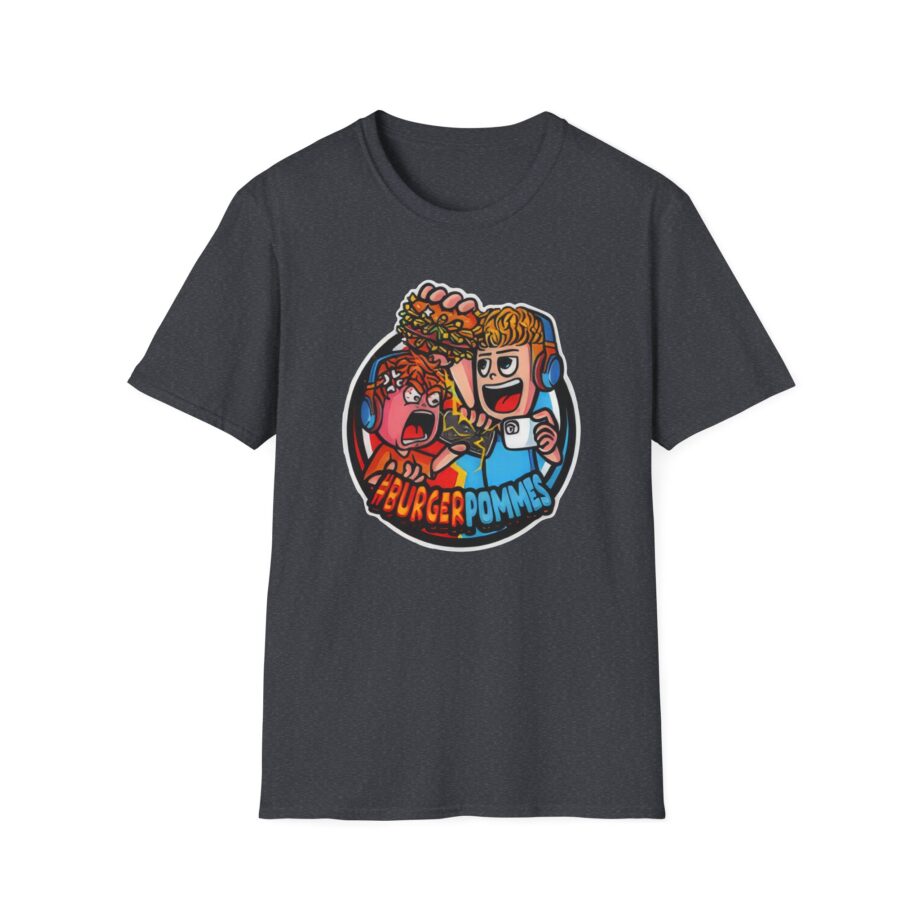 Burger Pommes Unisex Softstyle T-Shirt