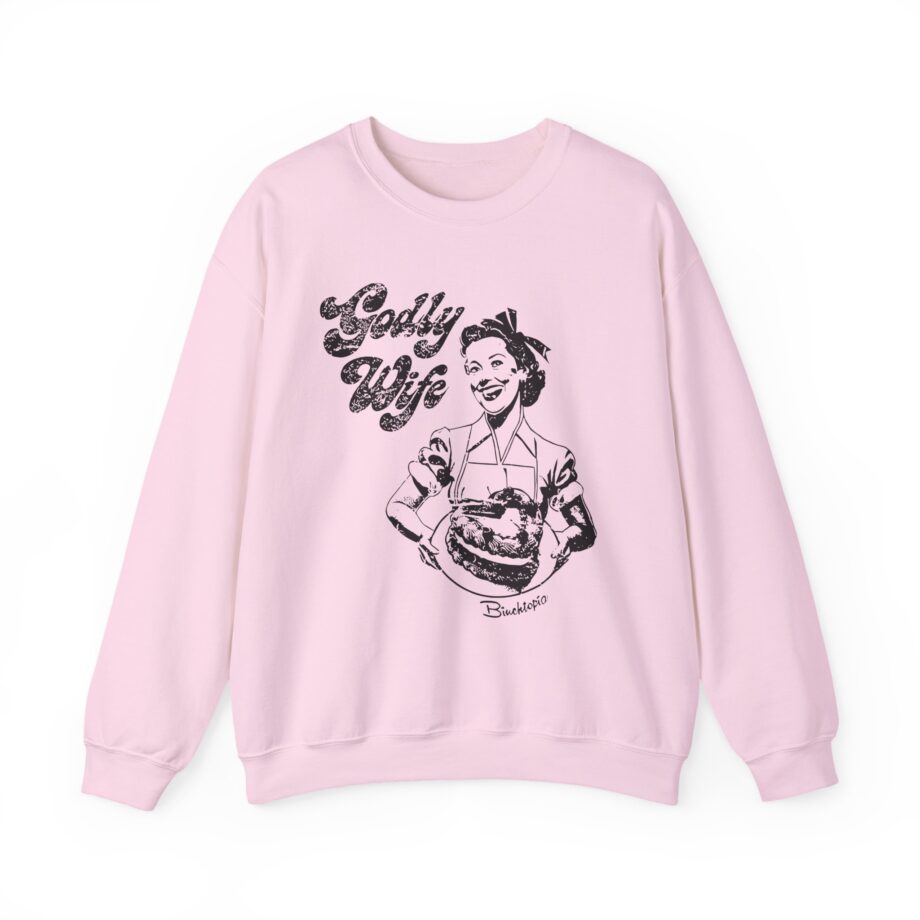 Binchtopia Godly Wife Unisex Heavy Blend™ Crewneck Sweatshirt