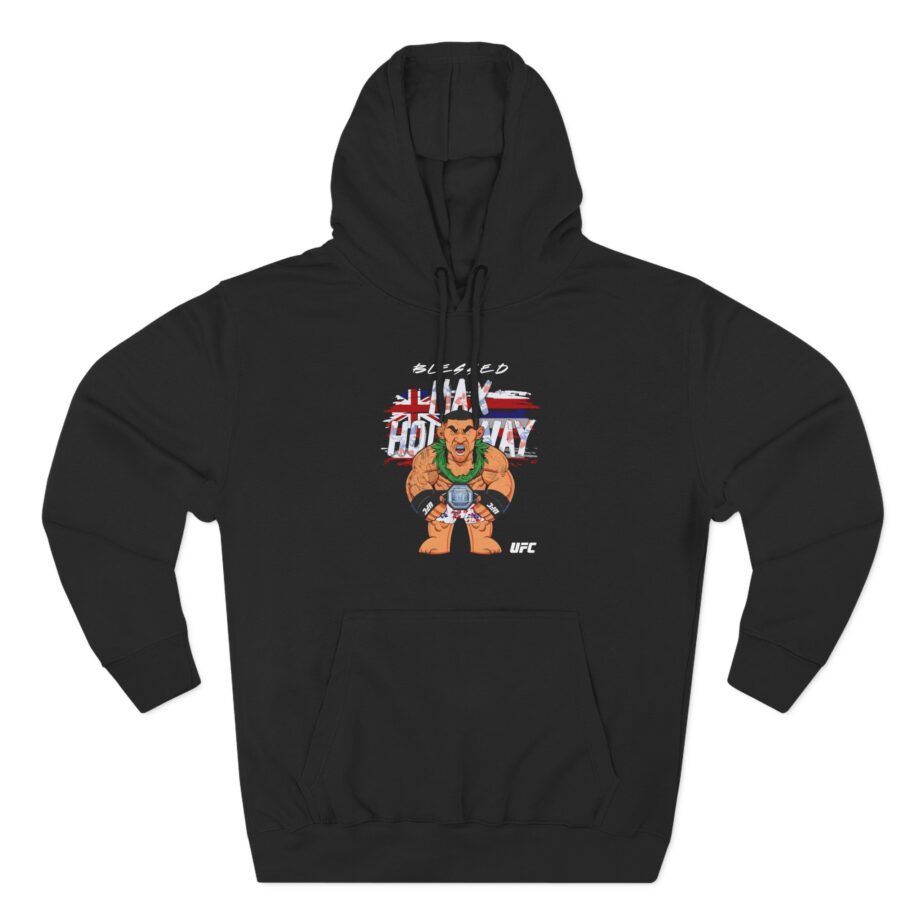 Max Holloway Big Shots Hawaii Three-Panel Fleece Hoodie