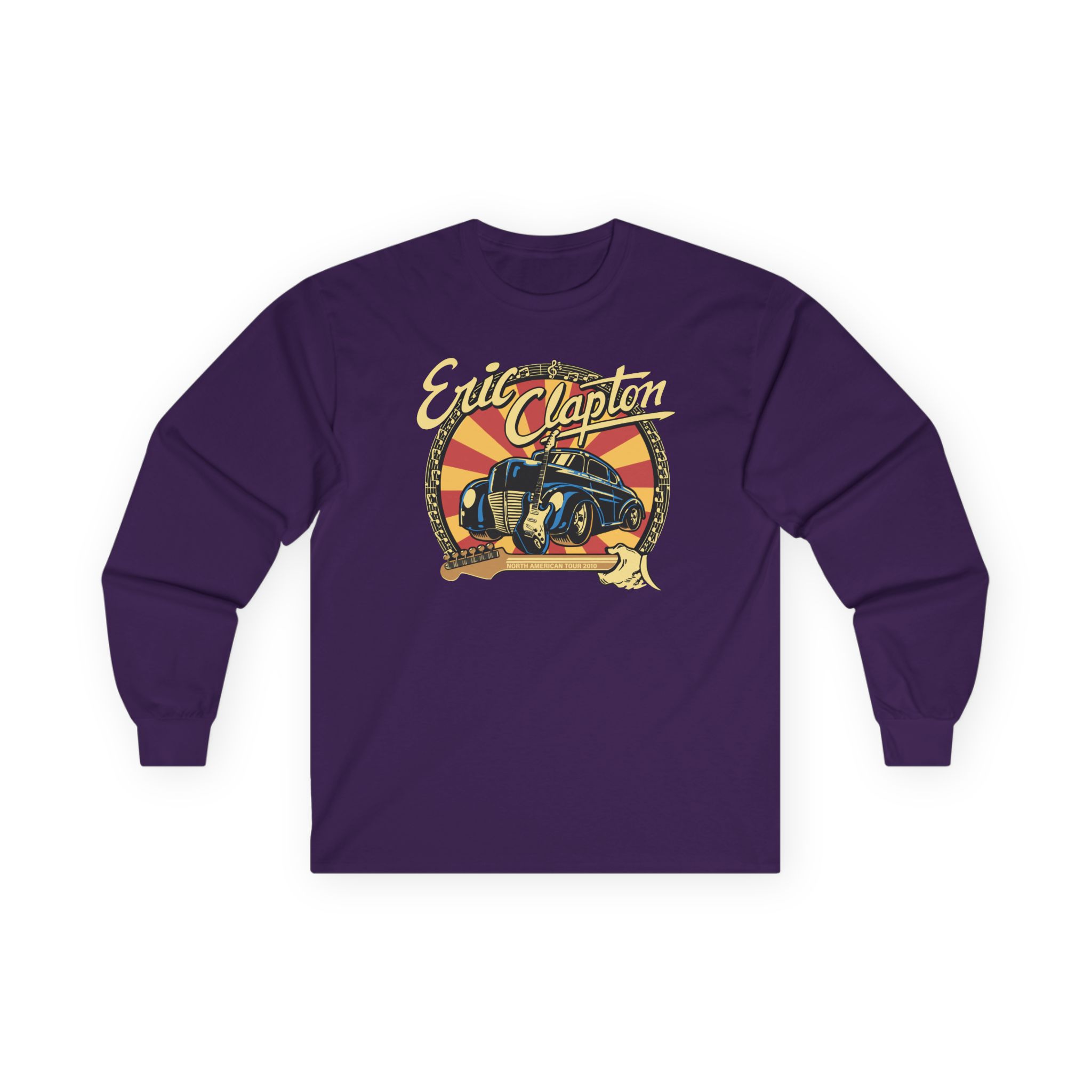 Eric Clapton 2010 North American Tour Unisex Ultra Cotton Long Sleeve Tee