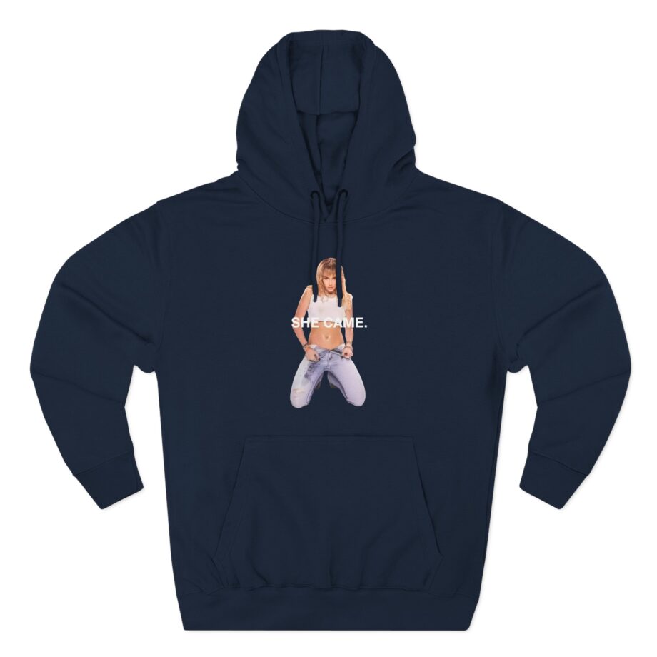 Miley Cyrus She Came Black Three-Panel Fleece Hoodie