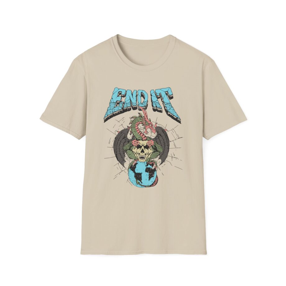 End It Dragon Skull Unisex Softstyle T-Shirt