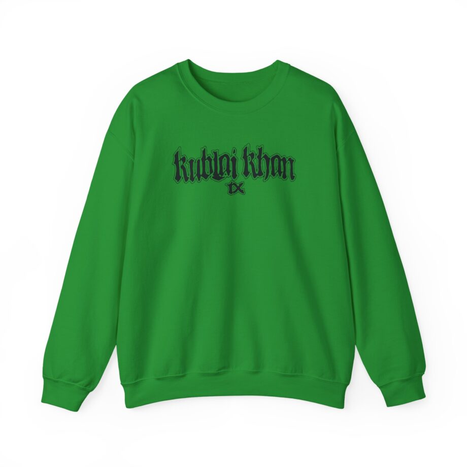 Kublai Khan - Let the Balls Swing Natural Unisex Heavy Blend™ Crewneck Sweatshirt