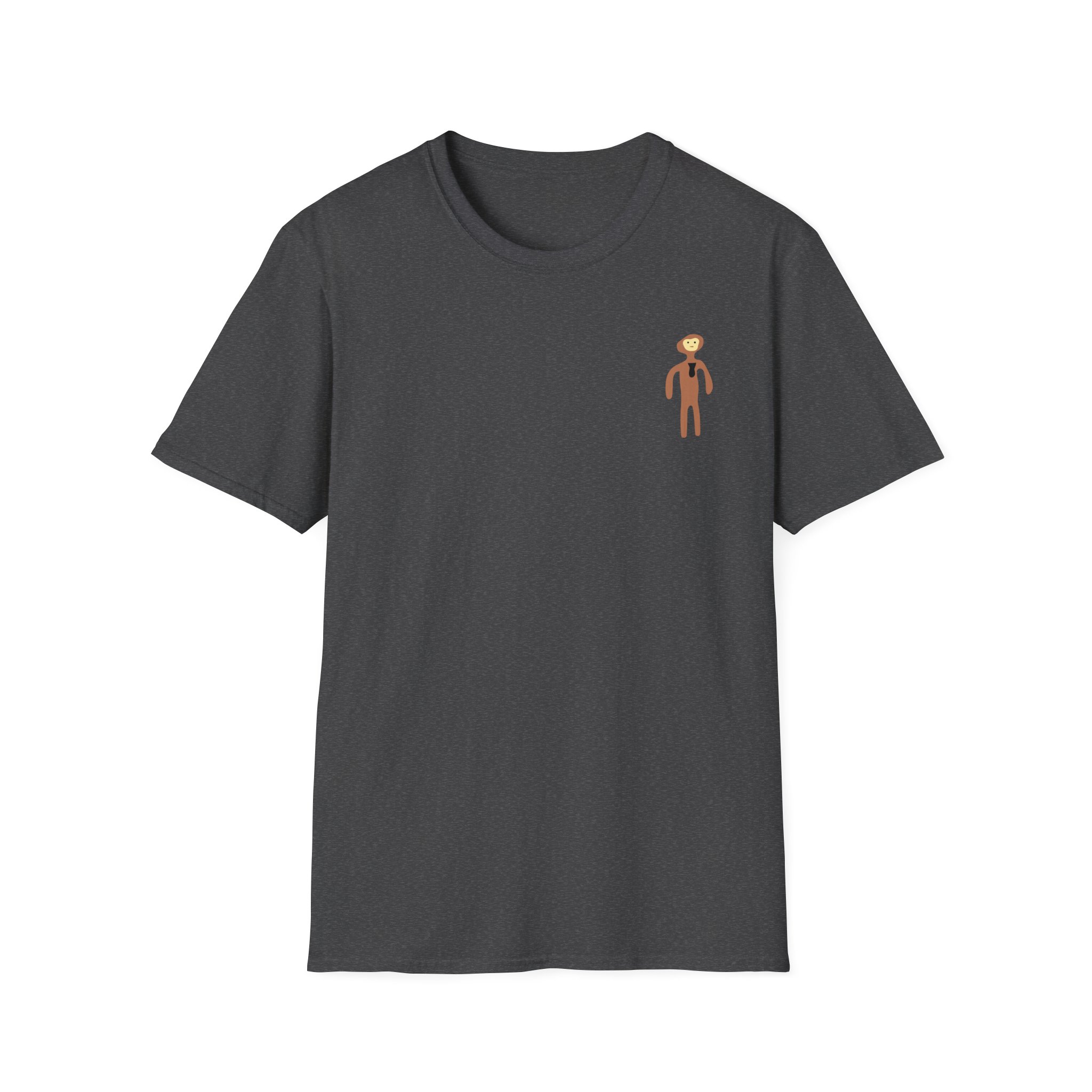 Monke Embroidered Unisex Softstyle T-Shirt