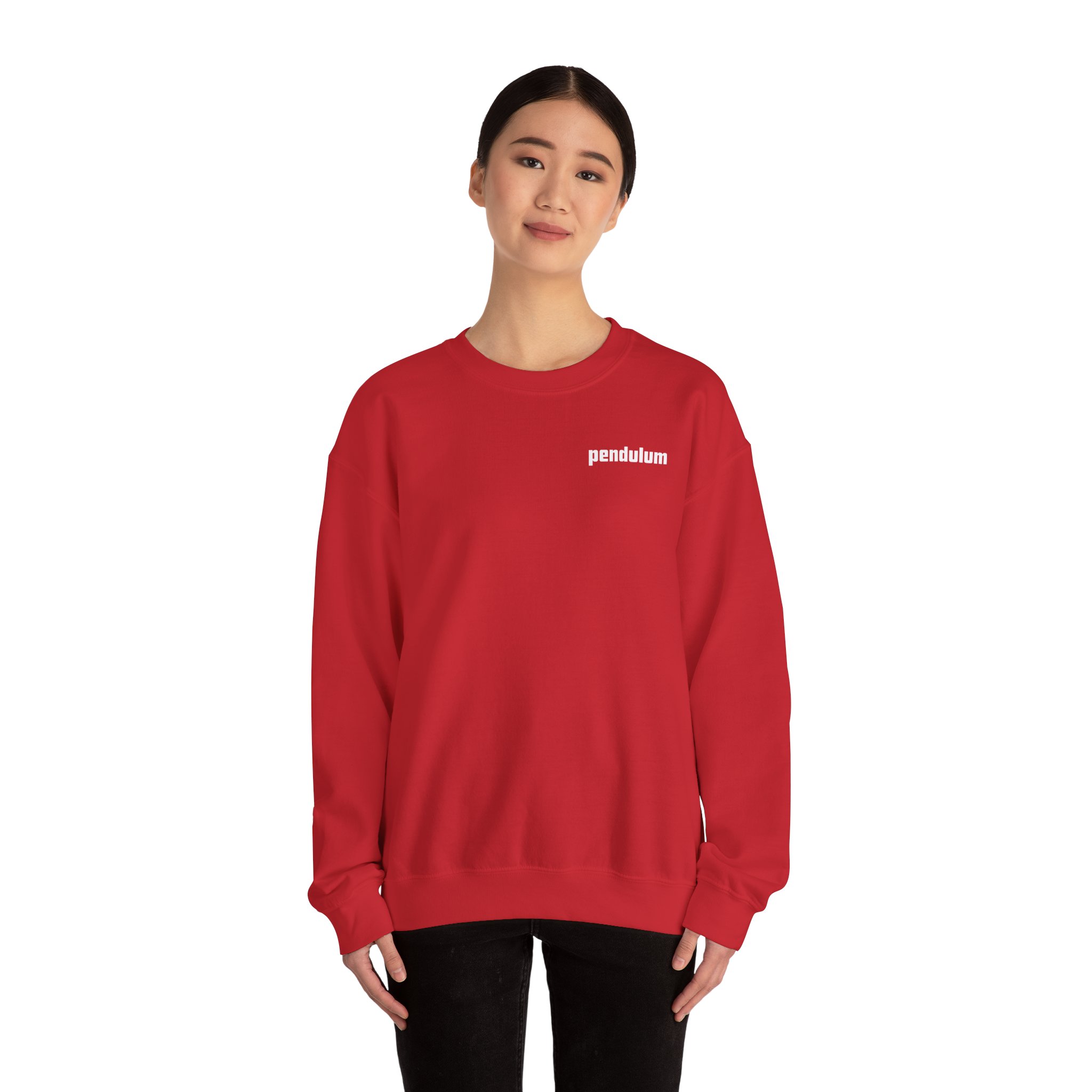Pendulum Globe Glow in the Dark Logo Unisex Heavy Blendâ„¢ Crewneck Sweatshirt