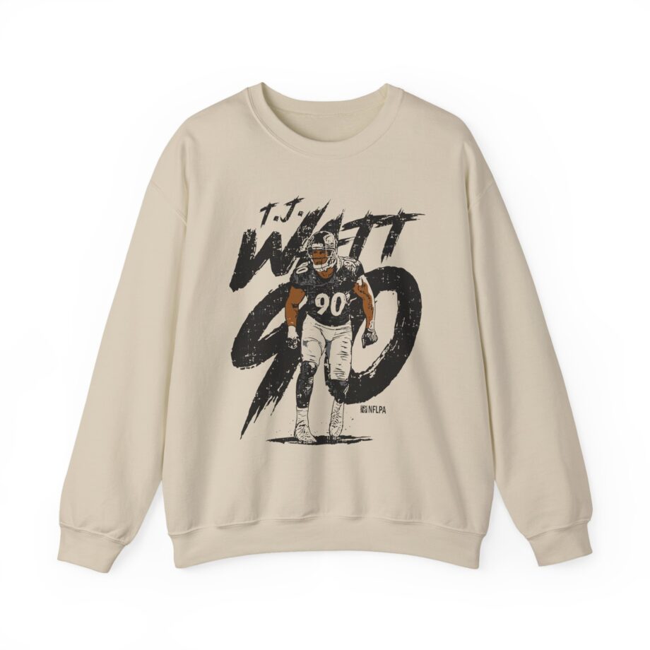 Tj Watt Rough Unisex Heavy Blend™ Crewneck Sweatshirt