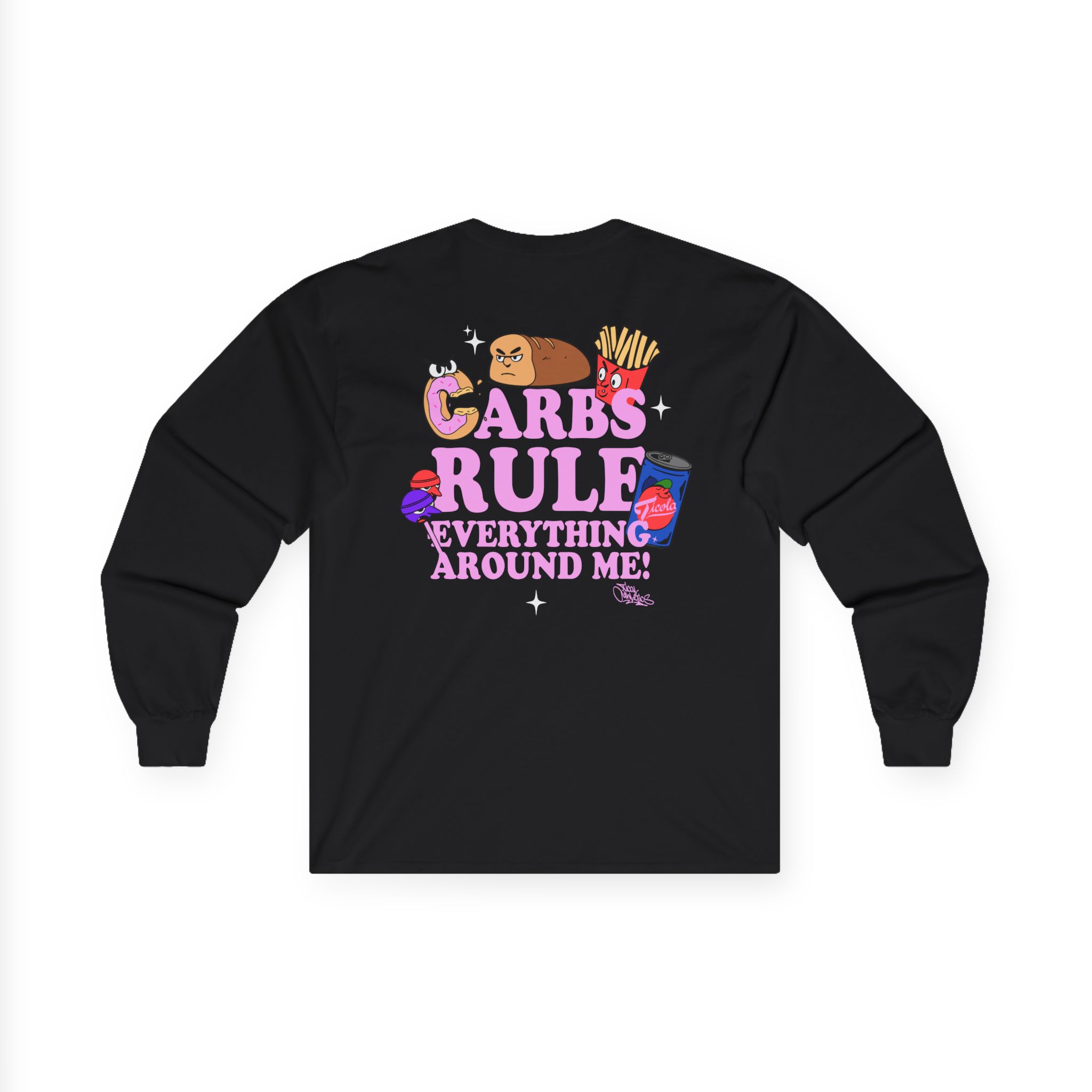 Method Man Carbs Rule Everything Around Me Unisex Ultra Cotton Long Sleeve Tee