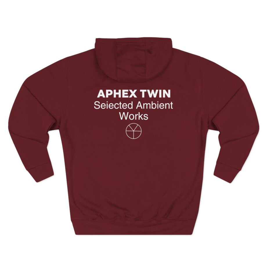 Aphex Twin Rock Band Album Tour Three-Panel Fleece Hoodie