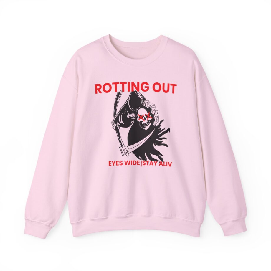 Rotting Out Eyes Wide Stay Alive Unisex Heavy Blend Crewneck Sweatshirt