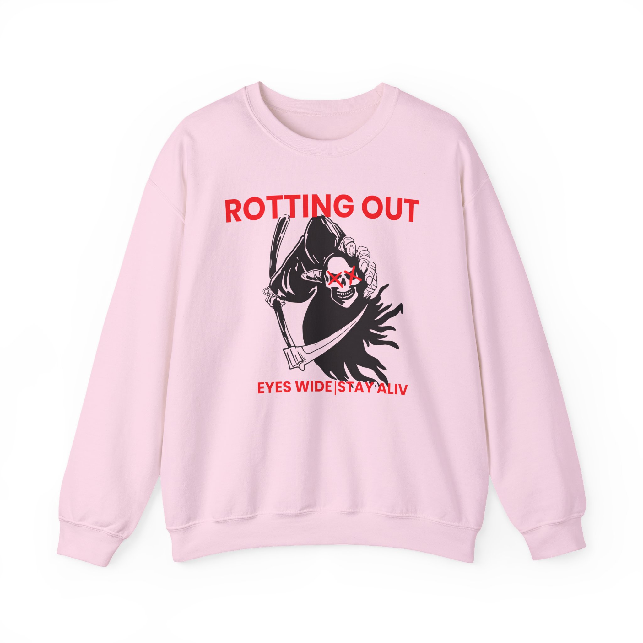 Rotting Out Eyes Wide Stay Alive Unisex Heavy Blend Crewneck Sweatshirt