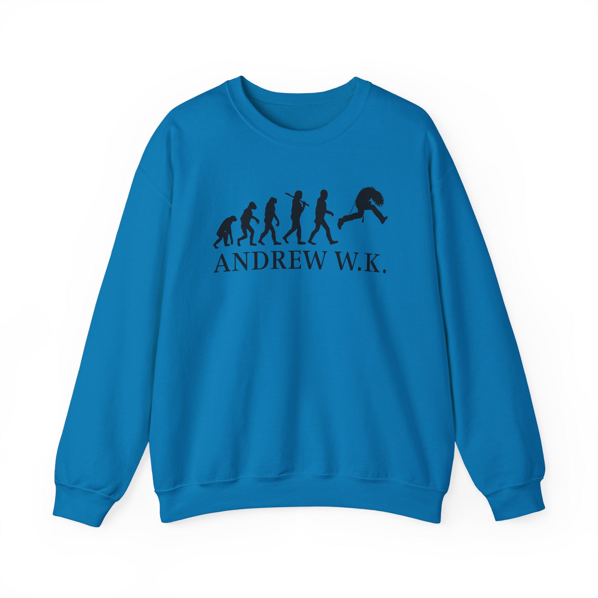 Andrew Wk Evolution of Partying Unisex Heavy Blendâ„¢ Crewneck Sweatshirt