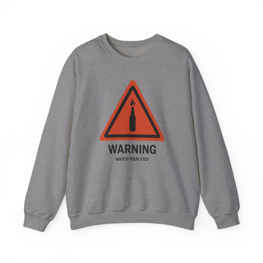 Summit1g Warning Watch Your Step Unisex Heavy Blend™ Crewneck Sweatshirt