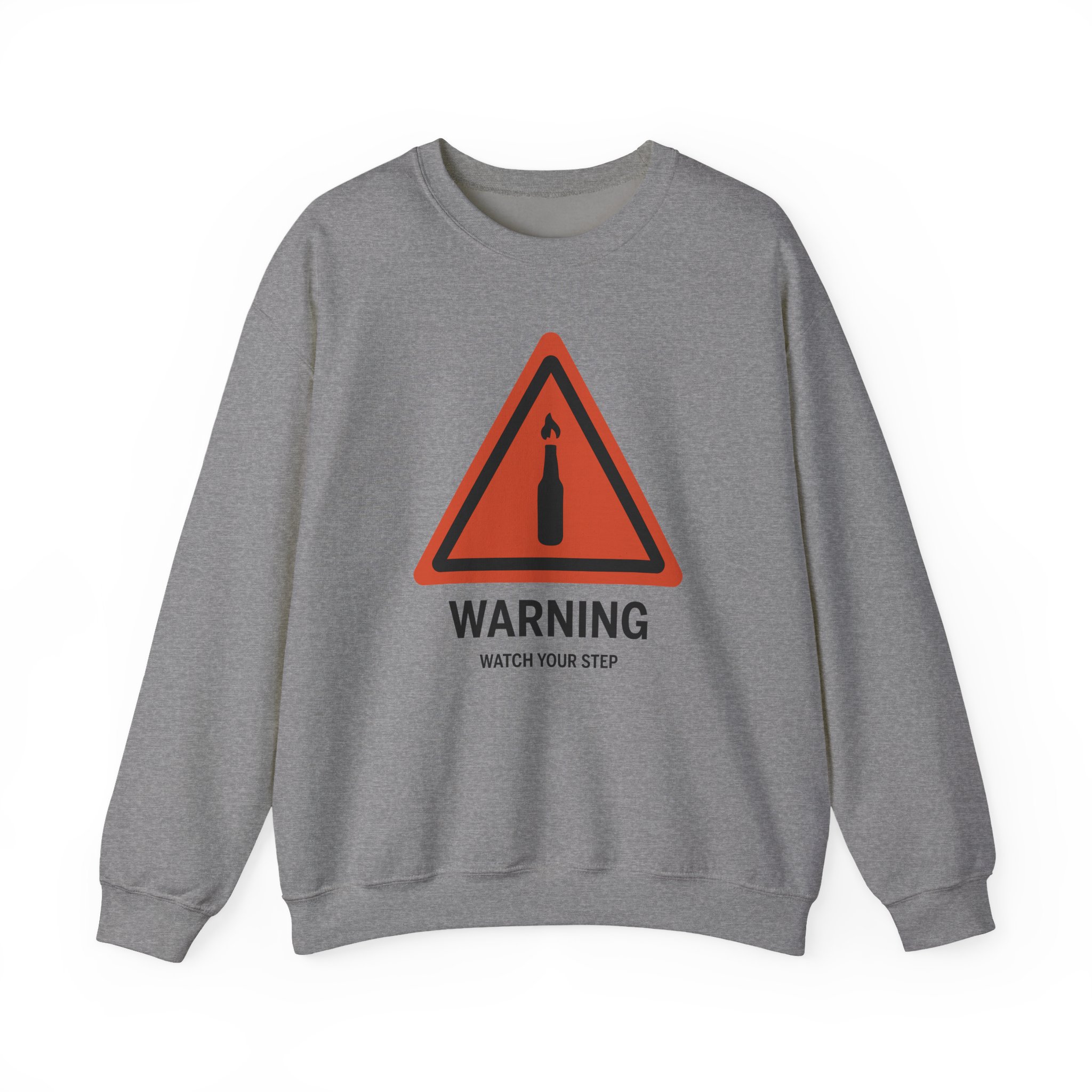Summit1g Warning Watch Your Step Unisex Heavy Blendâ„¢ Crewneck Sweatshirt