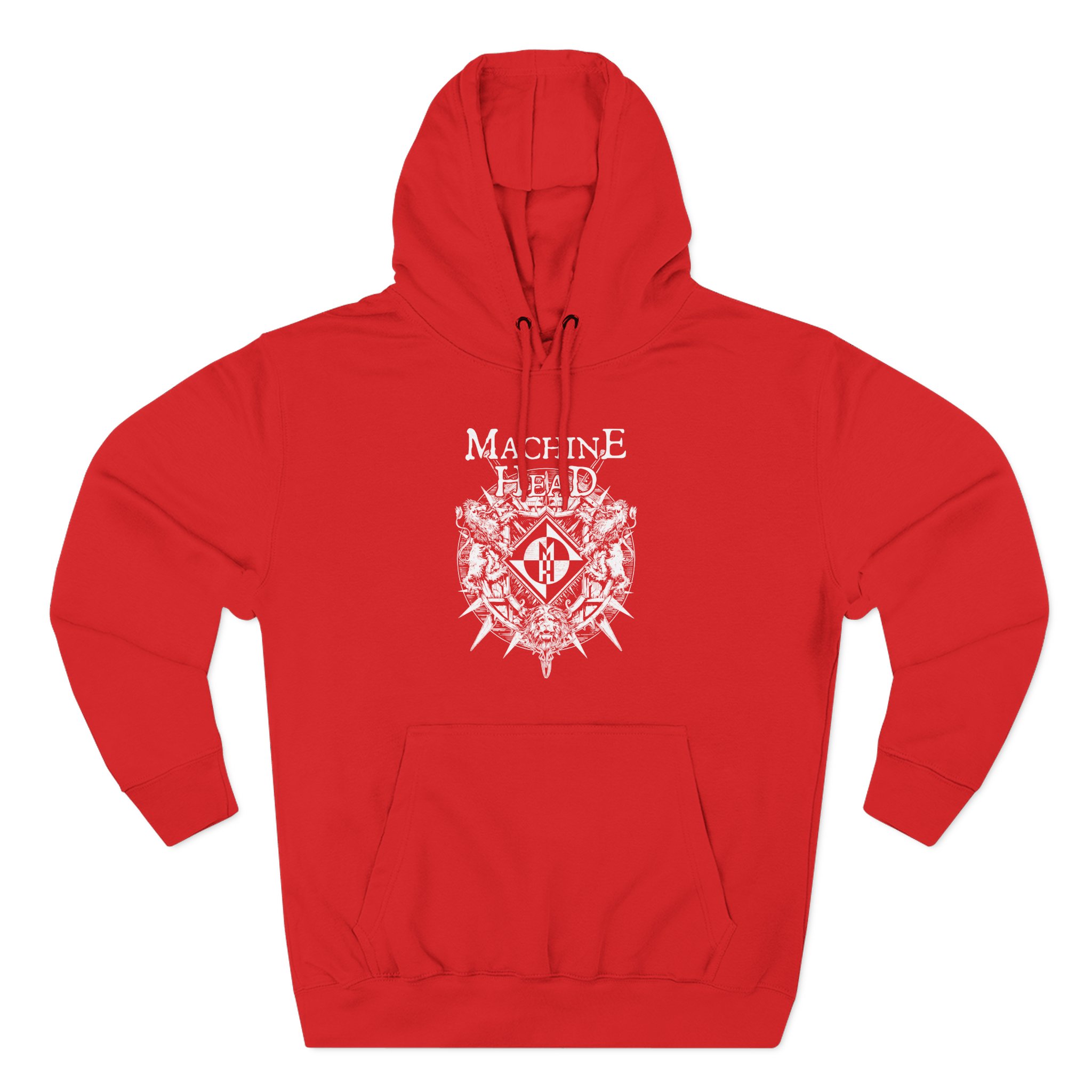 Machine Head Lion Crest Three-Panel Fleece Hoodie