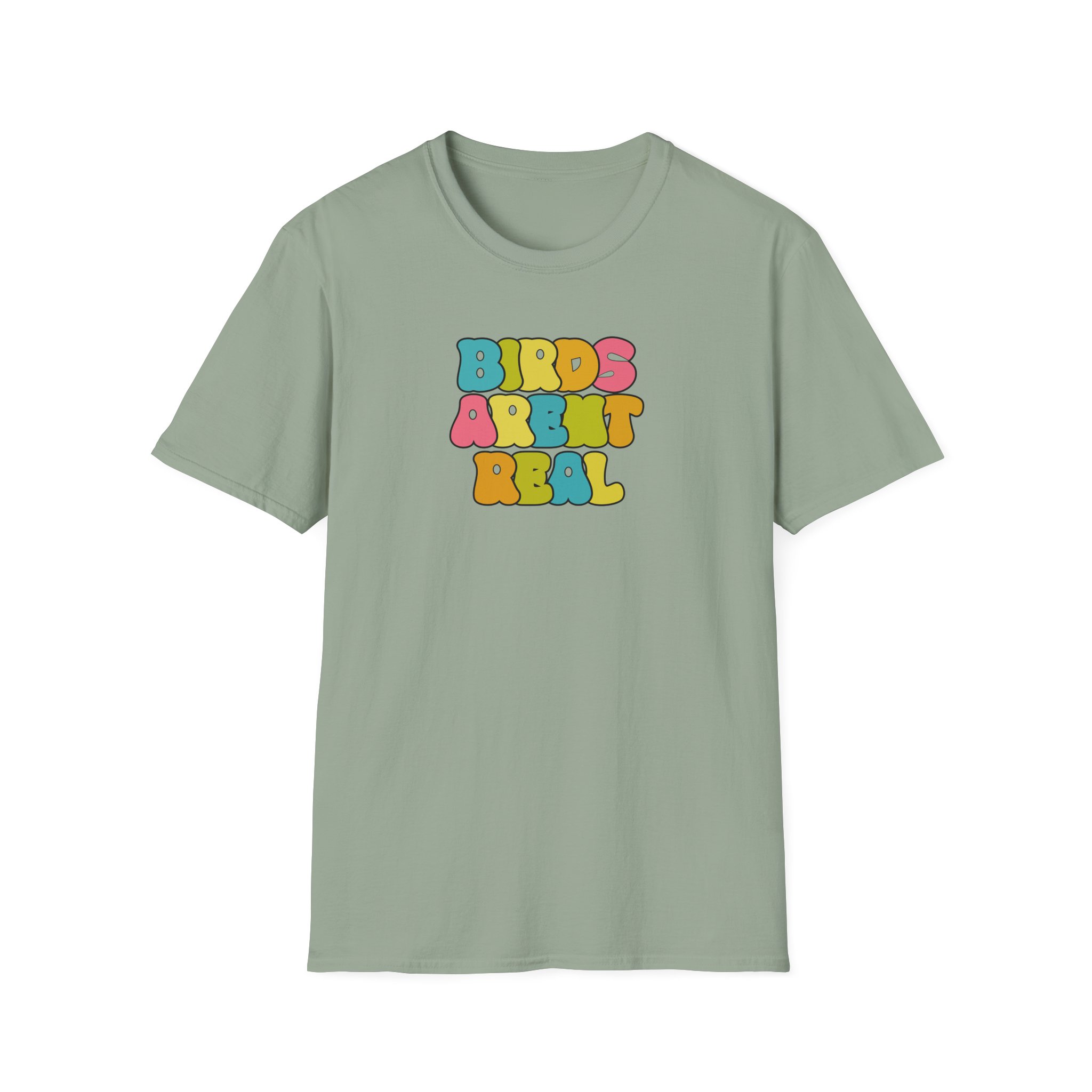 Birds Arent Real Unisex Softstyle T-Shirt