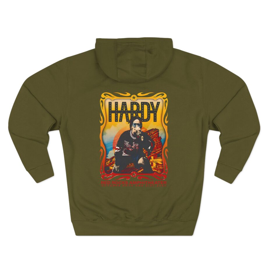 Hardy Red Rocks 2024 Three-Panel Fleece Hoodie