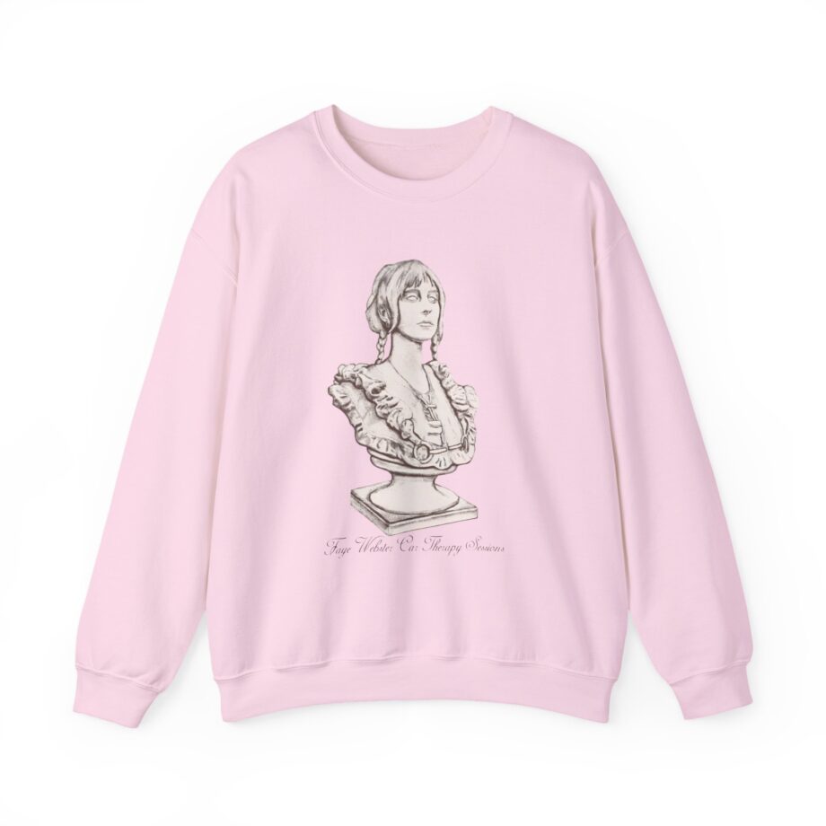 Faye Webster Car Therapy Sessions Bust Unisex Heavy Blend™ Crewneck Sweatshirt