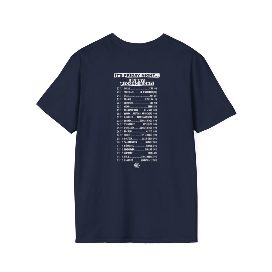 Zebrahead Lightning Skull Friday night tour Unisex Softstyle T-Shirt