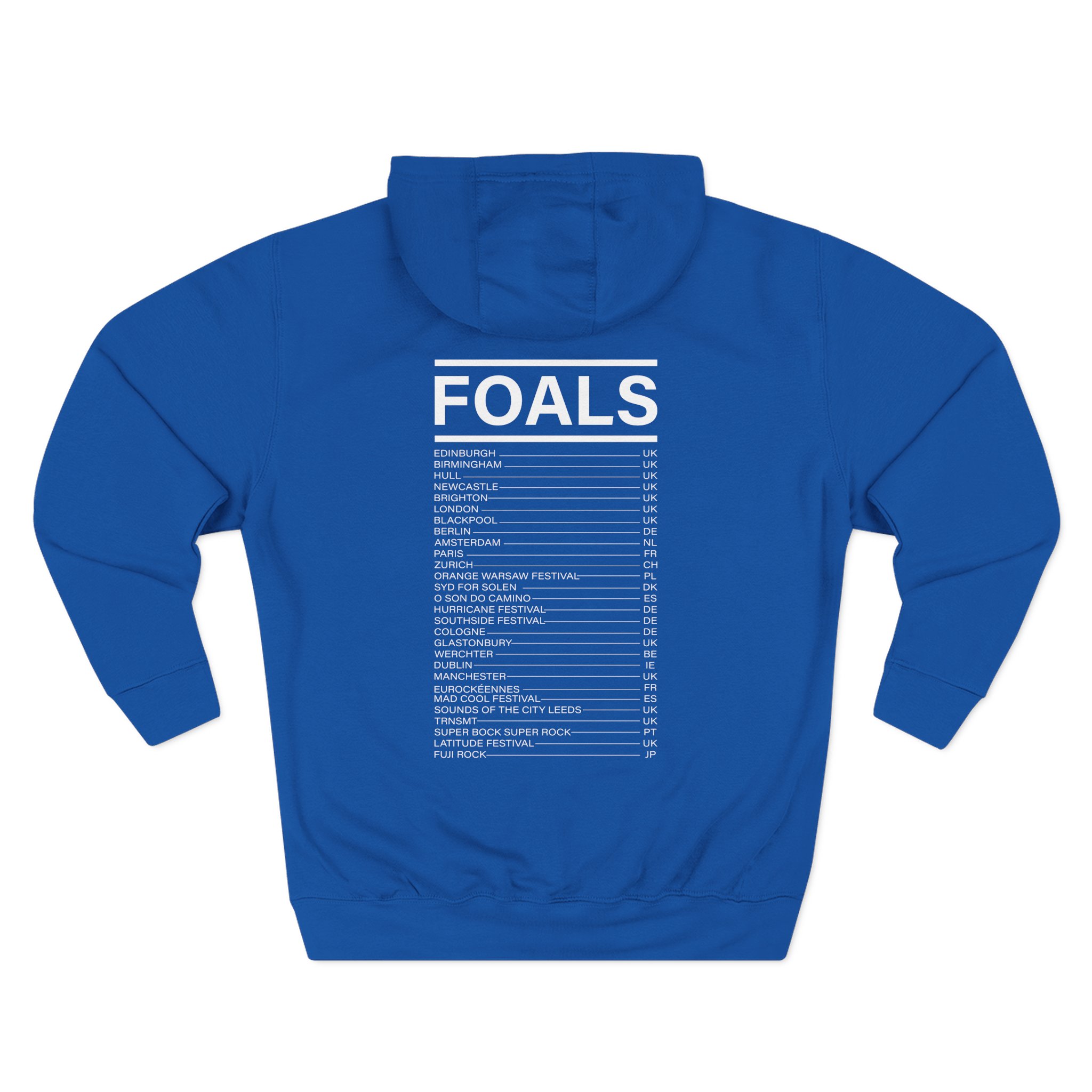 Foals Red Rose Three-Panel Fleece Hoodie