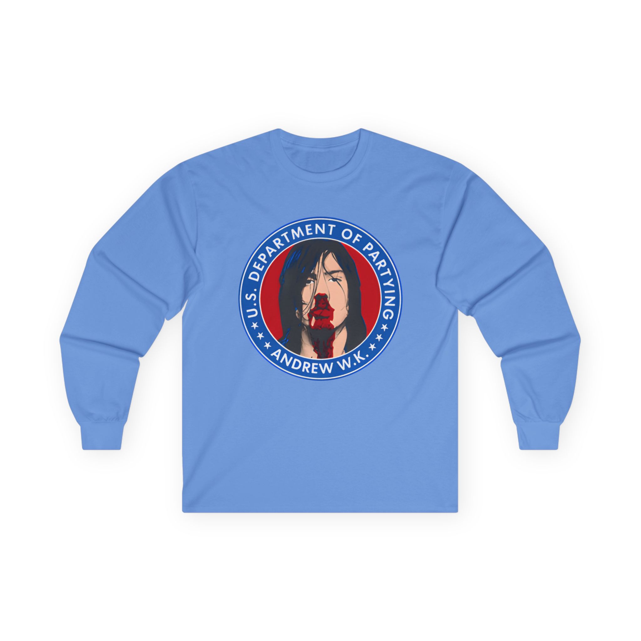 Andrew Wk Us Dept of Partying Unisex Ultra Cotton Long Sleeve Tee
