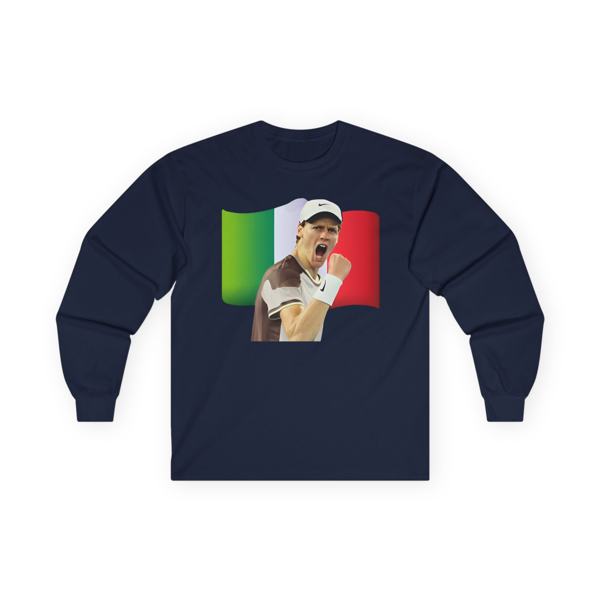 Jannik Sinner Italian Tennis Star Fan Unisex Ultra Cotton Long Sleeve Tee