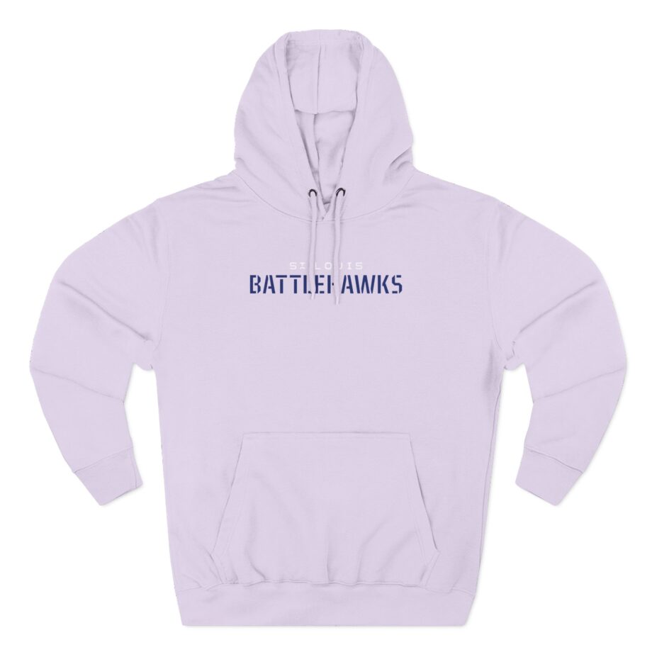 Battlehawks Raglan Three-Panel Fleece Hoodie