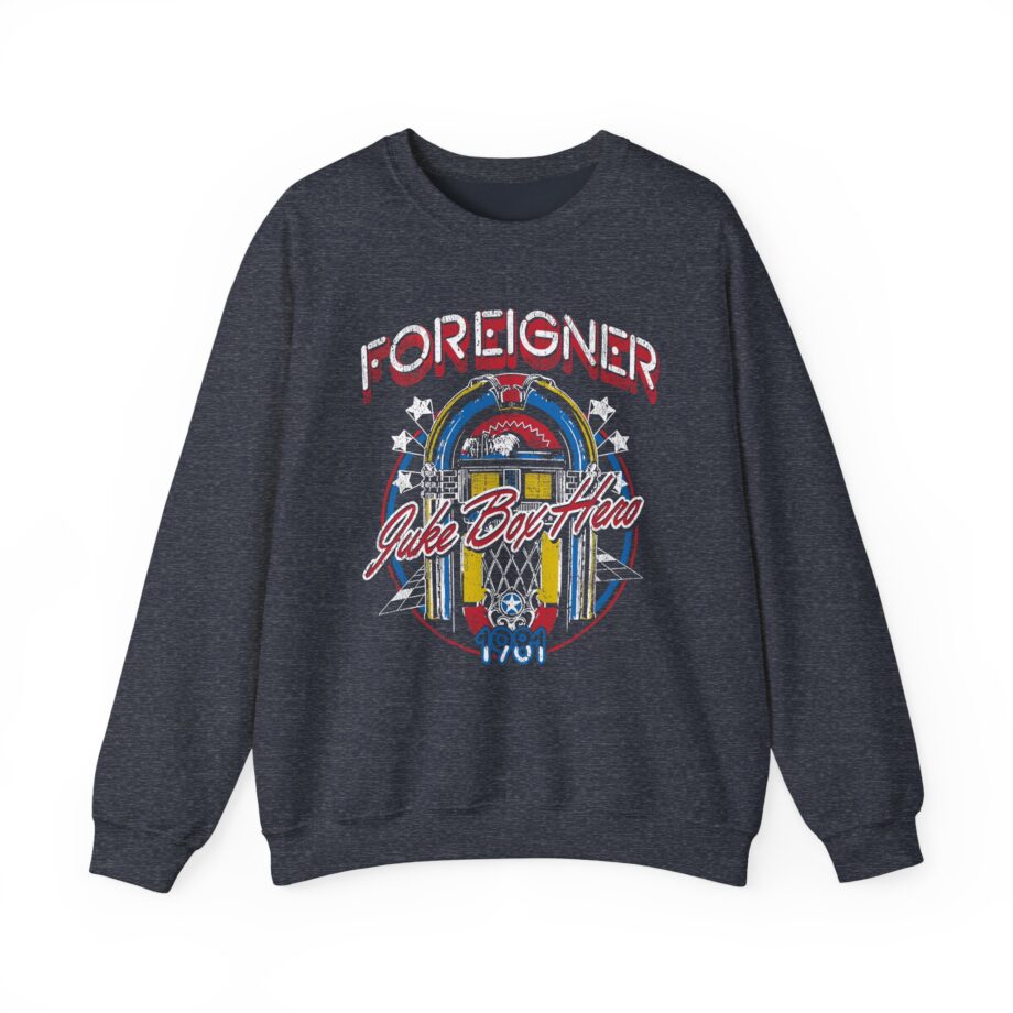 Foreigner Juke Box Hero Unisex Heavy Blend™ Crewneck Sweatshirt