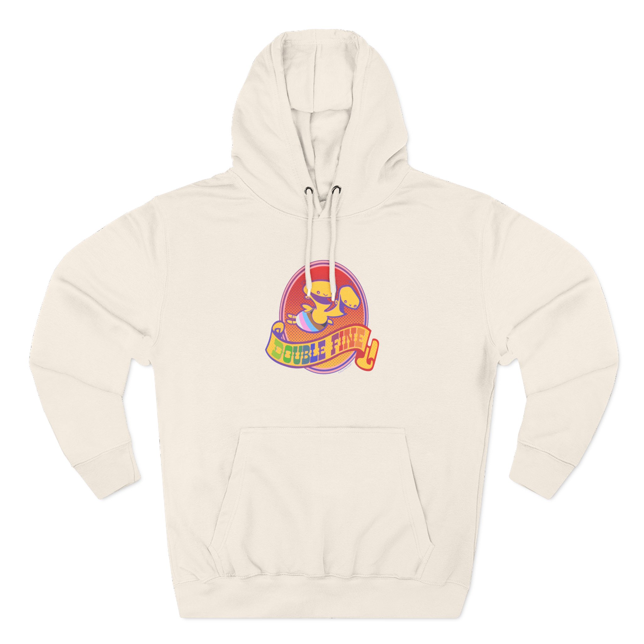 Double Fine Pride Three-Panel Fleece Hoodie