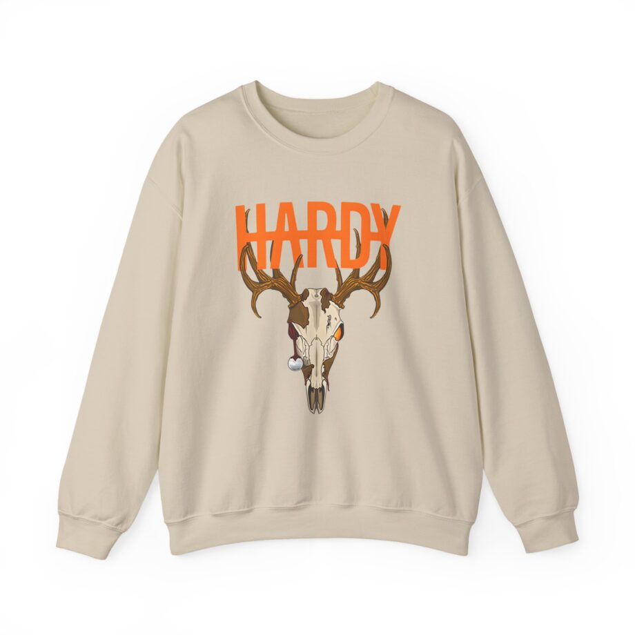 Hardy Deer Skull Unisex Heavy Blend™ Crewneck Sweatshirt