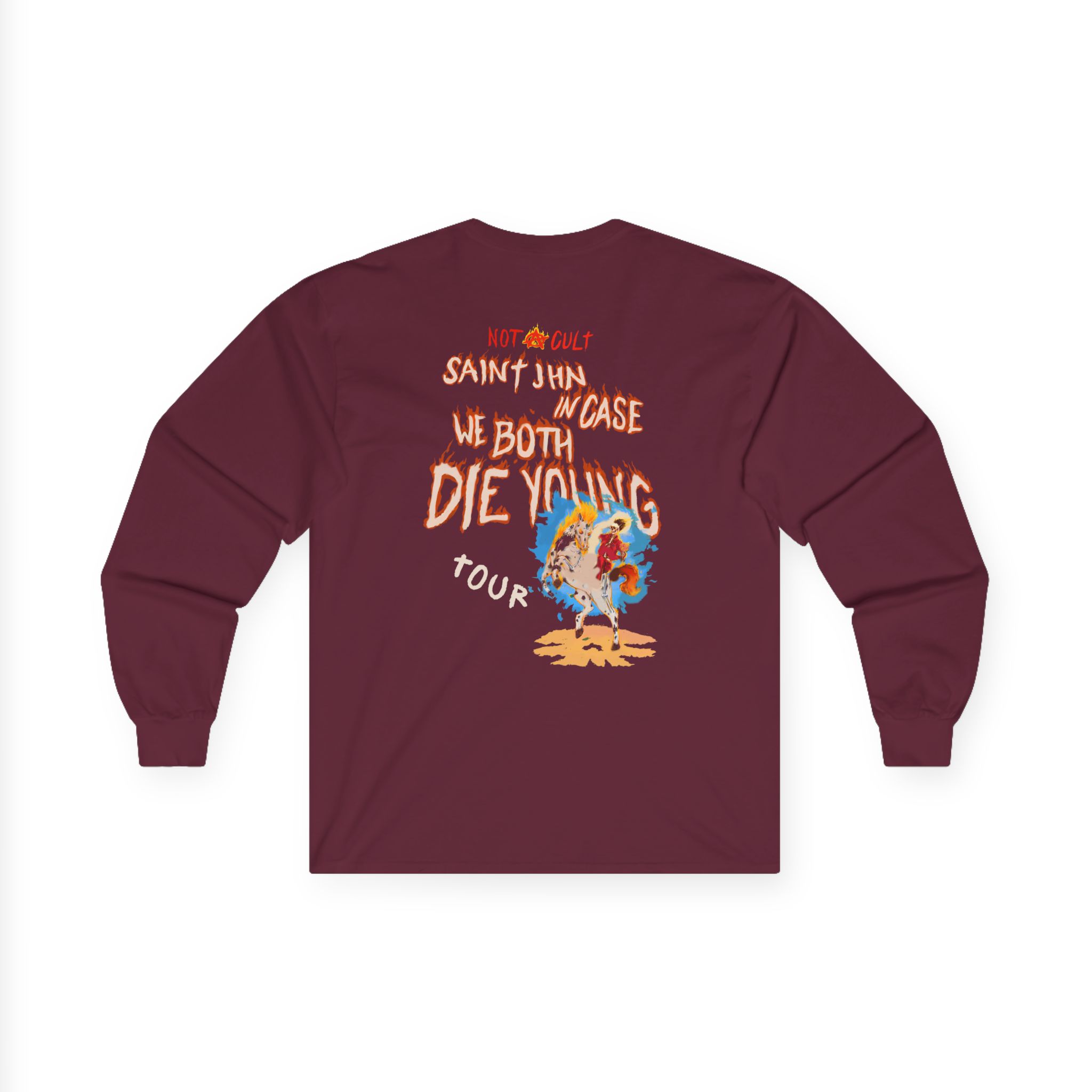Saint Jhn Incase We Both Die Young World Tour Unisex Ultra Cotton Long Sleeve Tee