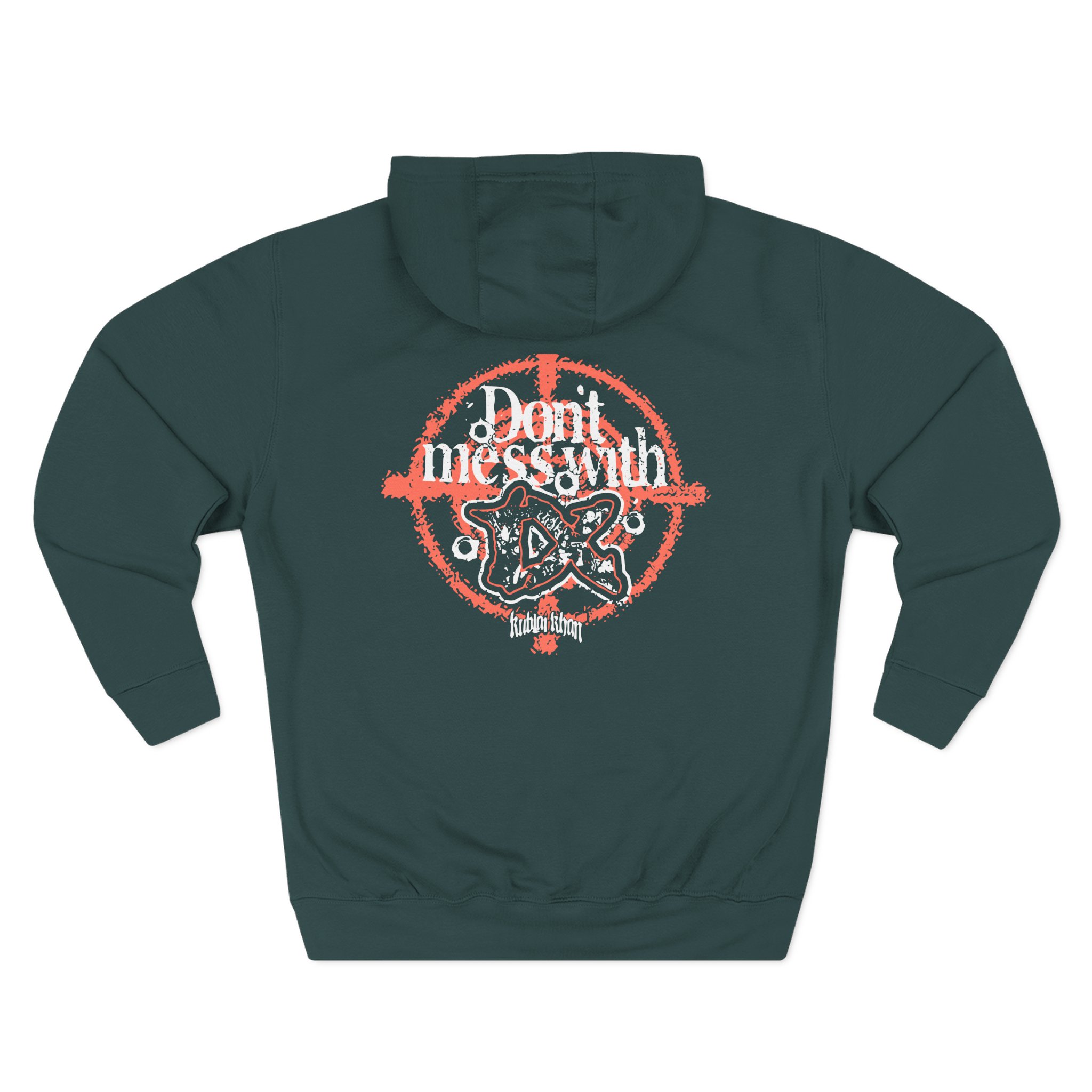 Kublai Khan - Don`t Mess With Tx Three-Panel Fleece Hoodie