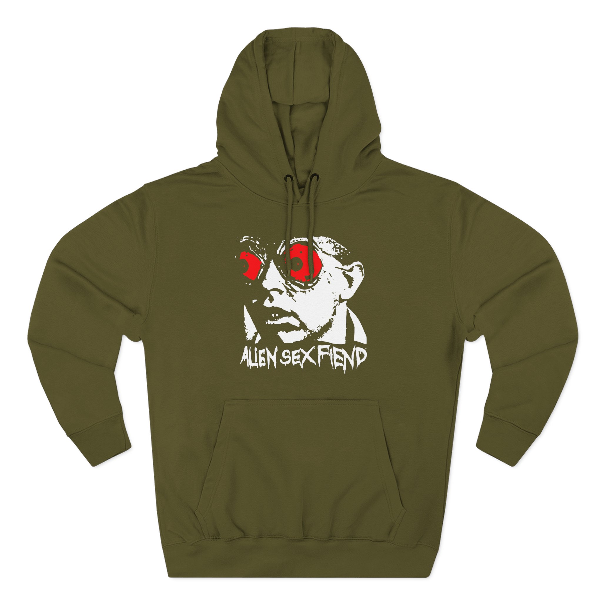 Alien Sex Fiend Acid Bath Three-Panel Fleece Hoodie